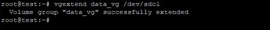 vgextend
