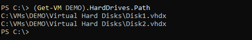 Hard drives path